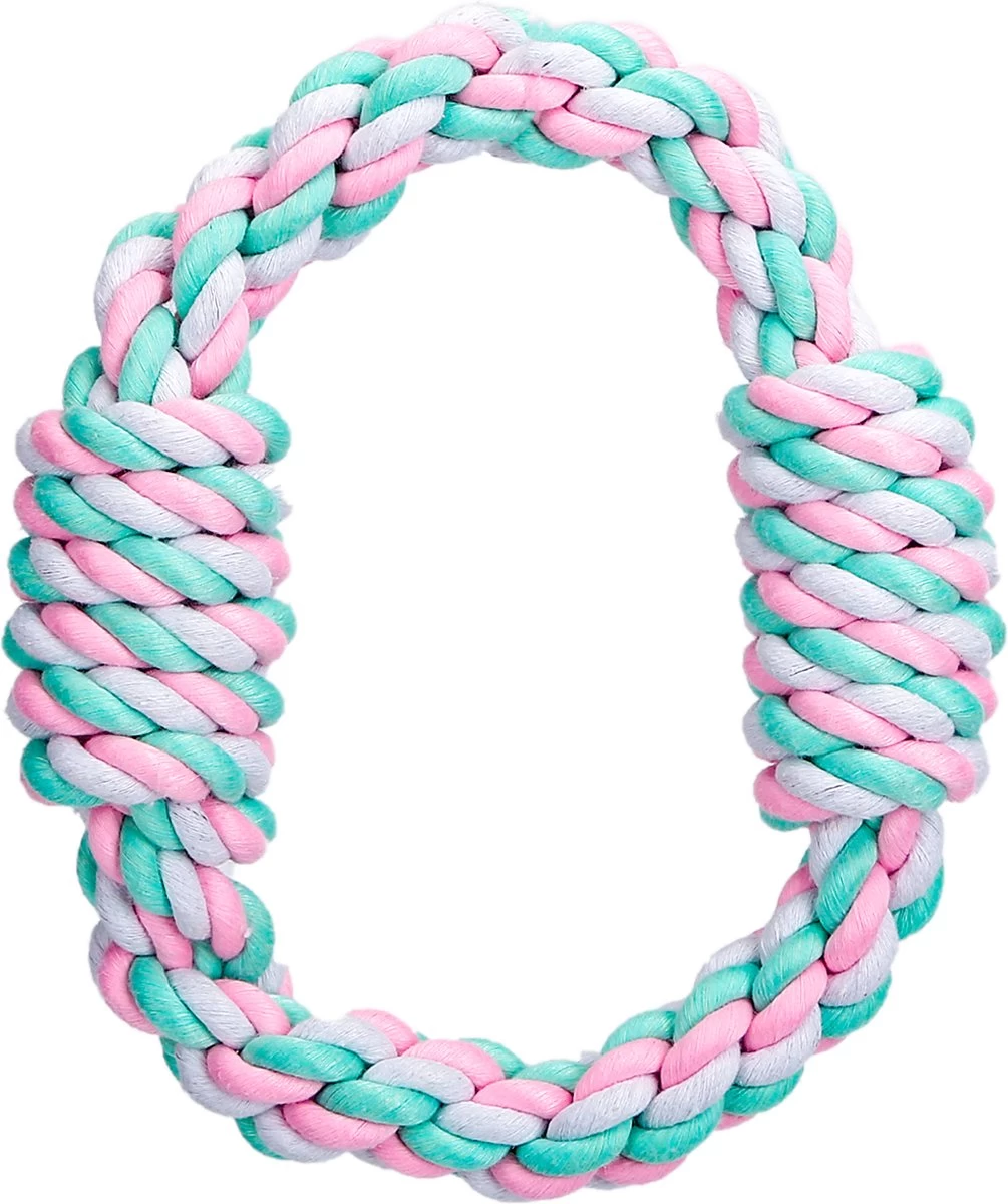 Nobleza Hondentouw Ring – Speeltouw Hond – Trektouw Hond – Flostouw Hond – Apporteerspeelgoed – Kauwspeelgoed Hond – Roze 3 Nobleza Hondentouw Ring – Speeltouw Hond – Trektouw Hond – Flostouw Hond – Apporteerspeelgoed – Kauwspeelgoed Hond – Roze