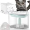 PETALO® Drinkfontein – Hond/Kat – 2.5 Liter- Incl. Filter En Cleaning Tool – Waterfontein Kat – Kattenfontein – Drinkfontein Kat – Fluisterstil – Poezen Fontein – Dieren Drinkbakken – 2 PETALO® Drinkfontein – Hond/Kat – 2.5 Liter- Incl. Filter En Cleaning Tool – Waterfontein Kat – Kattenfontein – Drinkfontein Kat – Fluisterstil – Poezen Fontein – Dieren Drinkbakken – -Dierenbenodigdheden Promotie 1052x1200