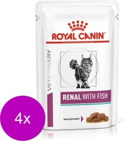 Royal Canin Veterinary Diet Renal Tuna Wet – Kattenvoer – 4 X 12×85 G