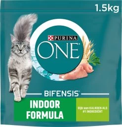 6x Purina One Indoor Kalkoen 1,5 Kg