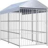 Medina Hondenkennel Voor Buiten Met Dak 300x150x200 Cm -Dierenbenodigdheden Promotie 1193x1200
