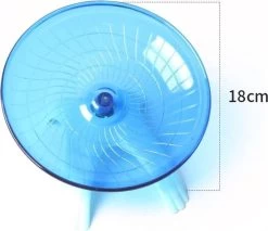Hamster Loopwiel Looprad Rad Plat Blauw Hamsterrad