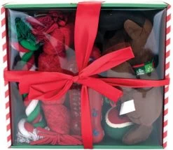Chadog® Kerstset Van 6 Verschillende Speeltjes Voor Honden
