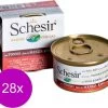 Schesir Kat Blik Gekookte Vis 85 G – Kattenvoer – 28 X Tonijn&Rund&Rijst