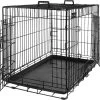 Hondenkooi 2 Deuren Hondenbox Transportbox Opvouwbaar Transportkooi Draadkooi Katten Konijnen Gevogelte Kooi Zwart XXL 106 X 77,5 X 70 Cm HMPPD42H -Dierenbenodigdheden Promotie 1200x1094 1