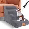 Hondentrap 4 Treden, Huisdiertrap Voor Grote Honden En Katten, Antislip Oppervlak, Wasbare Hondentrap Met Afneembare Hoes Voor Slaapbank Hoog Bed, Stuur 1 Pluizenroller -Dierenbenodigdheden Promotie 1200x1177