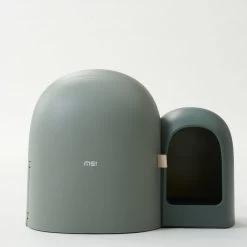 – Make Sure – Kattenbak – Mos Groen – Afgesloten – Minder Stank – Mooi Disign