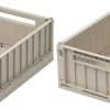 Liewood Weston Storage Box- 2 Stuks – Small – Sandy -Dierenbenodigdheden Promotie 1200x463