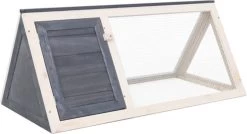 VidaXL Konijnenhok Hout Grijs