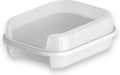 Kattenbak – Open – Modern – Hip Design – Wit – Trendy – Incl. Schep – Design Kattenbak