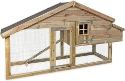 Konijnenhok Romy – Konijnenren – Konijn – Konijnenren Voor Buiten – Konijnenhok Voor Buiten – Nachthok Rechts – Hout In Stijl