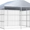 Medina Hondenkennel Voor Buiten Met Dak 300x300x200 Cm -Dierenbenodigdheden Promotie 1200x847