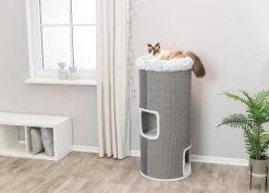 Trixie Krabton Cat Tower Harvey Grijs 50x50x118 Cm