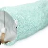 Navaris Kattentunnel Speeltunnel 60 Cm – Vouwbare Speeltunnel Huisdier Fleece – Tunnel Voor Kat Hond Konijn – Speeltunnel Met Bal En Veertje Turkoois -Dierenbenodigdheden Promotie 1200x865