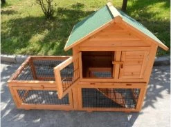 Topmast Buitenhok Hout Konijnenhok Konijnenkooi – CONEJO 136 X 65 X 100 Cm Konijnenren