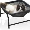 Groot Vierkant Kattenbed, 2022 Upgrade Verhoogde Hangmat Voor Katten, Kattenbed Om Te Slapen, Kattenmand Voor Binnen En Buiten, Kattenaccessoires, Kattennest Voor Kat Of Bank Voor De Zome -Dierenbenodigdheden Promotie 1200x943