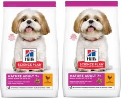 Hills 2x Hill’s Canine Mature Adult Small & Mini Kip – Hondenvoer – 3kg