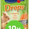 10x Vitakraft Drops Wortel 75 Gram -Dierenbenodigdheden Promotie 691x1200