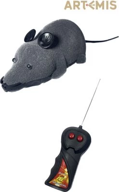 Artemis Draadloze Muis – Speelgoed Voor Katten – Kattenspeeltjes – Draadloze Muis Met Afstandsbediening – Bewegende Muis Voor Katten – Muis – Katten