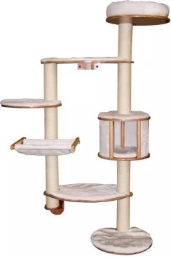 Kerbl Dolomit XL Muur Krabpaal – Wit – 185 X115 Cm