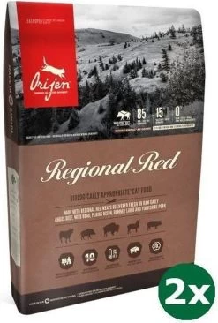 Orijen Regional Red Kattenvoer 2x 340 Gr
