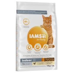 10kg Adult Indoor Kip IAMS Vitality Kattenvoer