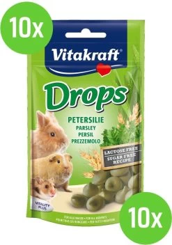 10 X 75 Gram Vitakraft Drops Peterselie