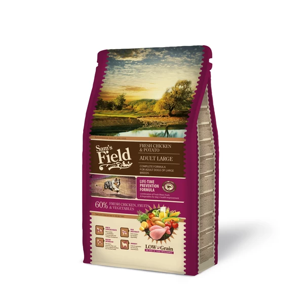 Sam’s Field Adult Large Kip&Aardappel – Hondenvoer – 2.5 Kg 3 Sam’s Field Adult Large Kip&Aardappel – Hondenvoer – 2.5 Kg