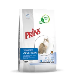 Prins Vitalcare Cat Adult Maxi Gevogelte – Kattenvoer – 10 Kg