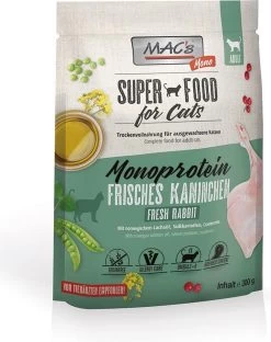 MAC’s Superfood Kattenvoer – Mono Proteïne Konijn – 300g – Kattenbrokken